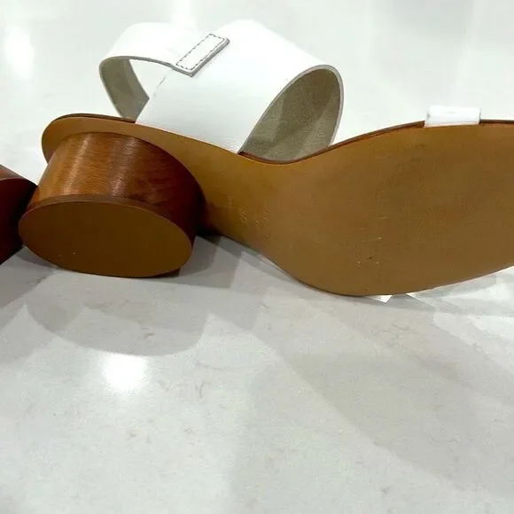 Rag & Bone City Heel Sandal In Bright White Size 7 NEW! - Picture 10 of 10